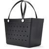 image:imageBaggallini Breeze Tote  9x18 Lightweight Washable Shoulder Bag  EVA Durable Beach BagEva Black