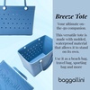 image:imageBaggallini Breeze Tote  9x18 Lightweight Washable Shoulder Bag  EVA Durable Beach BagEva Cornflower