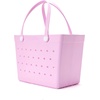 image:imageBaggallini Breeze Tote  9x18 Lightweight Washable Shoulder Bag  EVA Durable Beach BagEva Hibiscus Pink