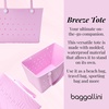 image:imageBaggallini Breeze Tote  9x18 Lightweight Washable Shoulder Bag  EVA Durable Beach BagEva Hibiscus Pink