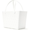 image:imageBaggallini Breeze Tote  9x18 Lightweight Washable Shoulder Bag  EVA Durable Beach BagEva White