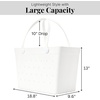 image:imageBaggallini Breeze Tote  9x18 Lightweight Washable Shoulder Bag  EVA Durable Beach BagEva White