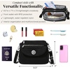 image:imageBaggallini Calais Crossbody Bags for Women 10x7 Lightweight WaterResistant Travel Purse RFID amp Interior OrganizationBlack