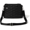image:imageBaggallini Calais Crossbody Bags for Women 10x7 Lightweight WaterResistant Travel Purse RFID amp Interior OrganizationBlack Quilt