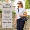 image:imageBaggallini Calais Crossbody Bags for Women 10x7 Lightweight WaterResistant Travel Purse RFID amp Interior OrganizationBlush Shimmer