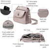 image:imageBaggallini Calais Crossbody Bags for Women 10x7 Lightweight WaterResistant Travel Purse RFID amp Interior OrganizationBlush Shimmer