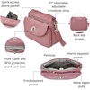 image:imageBaggallini Calais Crossbody Bags for Women 10x7 Lightweight WaterResistant Travel Purse RFID amp Interior OrganizationDusty Mauve