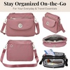 image:imageBaggallini Calais Crossbody Bags for Women 10x7 Lightweight WaterResistant Travel Purse RFID amp Interior OrganizationDusty Mauve