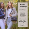 image:imageBaggallini Calais Crossbody Bags for Women 10x7 Lightweight WaterResistant Travel Purse RFID amp Interior OrganizationMidnight Blossom