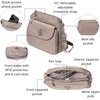 image:imageBaggallini Calais Crossbody Bags for Women 10x7 Lightweight WaterResistant Travel Purse RFID amp Interior OrganizationMoonrock