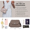 image:imageBaggallini Calais Crossbody Bags for Women 10x7 Lightweight WaterResistant Travel Purse RFID amp Interior OrganizationPortbello Shimmer