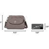 image:imageBaggallini Calais Crossbody Bags for Women 10x7 Lightweight WaterResistant Travel Purse RFID amp Interior OrganizationPortbello Shimmer