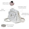image:imageBaggallini Calais Crossbody Bags for Women 10x7 Lightweight WaterResistant Travel Purse RFID amp Interior OrganizationSilver Metallic Quilt