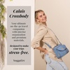 image:imageBaggallini Calais Crossbody Bags for Women 10x7 Lightweight WaterResistant Travel Purse RFID amp Interior OrganizationSterling Shimme