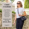 image:imageBaggallini Calais Crossbody Bags for Women 10x7 Lightweight WaterResistant Travel Purse RFID amp Interior OrganizationThyme