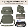 image:imageBaggallini Calais Crossbody Bags for Women 10x7 Lightweight WaterResistant Travel Purse RFID amp Interior OrganizationThyme