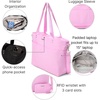 image:imageBaggallini Carryall Laptop ToteHibiscus Pink