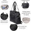 image:imageBaggallini Carryall Laptop ToteMidnight Blossom Print