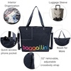 image:imageBaggallini Carryall Tote  Lightweight Nylon Zipper Top Weekender Travel Beach Bag wLuggage SleeveBaggallini Rainbow