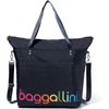 image:imageBaggallini Carryall Tote  Lightweight Nylon Zipper Top Weekender Travel Beach Bag wLuggage SleeveBaggallini Rainbow