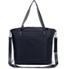 image:imageBaggallini Carryall Tote  Lightweight Nylon Zipper Top Weekender Travel Beach Bag wLuggage SleeveBaggallini Rainbow