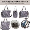 image:imageBaggallini Carryall Tote  Lightweight Nylon Zipper Top Weekender Travel Beach Bag wLuggage SleeveDark Grey Camo
