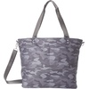 image:imageBaggallini Carryall Tote  Lightweight Nylon Zipper Top Weekender Travel Beach Bag wLuggage SleeveDark Grey Camo