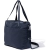 image:imageBaggallini Carryall Tote  Lightweight Nylon Zipper Top Weekender Travel Beach Bag wLuggage SleeveFrench Navy