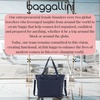 image:imageBaggallini Carryall Tote  Lightweight Nylon Zipper Top Weekender Travel Beach Bag wLuggage SleeveFrench Navy
