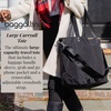 image:imageBaggallini Carryall Tote  Lightweight Nylon Zipper Top Weekender Travel Beach Bag wLuggage SleeveIndigo Petal