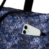 image:imageBaggallini Carryall Tote  Lightweight Nylon Zipper Top Weekender Travel Beach Bag wLuggage SleeveIndigo Petal