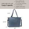 image:imageBaggallini Carryall Tote  Lightweight Nylon Zipper Top Weekender Travel Beach Bag wLuggage SleeveMist
