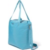 image:imageBaggallini Carryall Tote  Lightweight Nylon Zipper Top Weekender Travel Beach Bag wLuggage SleeveSeaside Blue