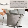 image:imageBaggallini Carryall Tote  Lightweight Nylon Zipper Top Weekender Travel Beach Bag wLuggage SleeveSeaside Blue