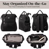 image:imageBaggallini City Scape Backpack  15x11 Lightweight Work Travel Bag wLuggage Sleeve amp RFIDBlack