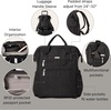 image:imageBaggallini City Scape Backpack  15x11 Lightweight Work Travel Bag wLuggage Sleeve amp RFIDBlack Cheetah Emboss