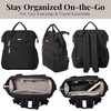 image:imageBaggallini City Scape Backpack  15x11 Lightweight Work Travel Bag wLuggage Sleeve amp RFIDBlack Cheetah Emboss