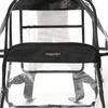 image:imageBaggallini Clear Backpack  Lightweight Large 115x 155x 6 Inch Clear BagBlack