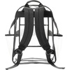 image:imageBaggallini Clear Backpack  Lightweight Large 115x 155x 6 Inch Clear BagBlack