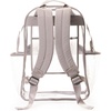 image:imageBaggallini Clear Backpack  Lightweight Large 115x 155x 6 Inch Clear BagGray