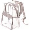image:imageBaggallini Clear Backpack  Lightweight Large 115x 155x 6 Inch Clear BagGray