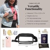 image:imageBaggallini Clear Stadium Belt Bag Black One SizeBlack