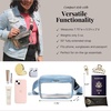 image:imageBaggallini Clear Stadium Belt Bag Black One SizeCornflower