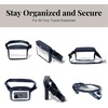 image:imageBaggallini Clear Stadium Belt Bag Black One SizeFrench Navy