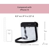 image:imageBaggallini Clear Stadium Crossbody  StadiumBlack With Sand Lining