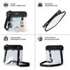 image:imageBaggallini Clear Stadium Crossbody  StadiumCharcoal