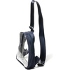 image:imageBaggallini Clear Stadium Mini SlingFrench Navy