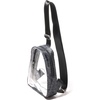 image:imageBaggallini Clear Stadium Mini SlingMidnight Blossom Print