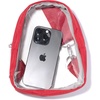 image:imageBaggallini Clear Stadium Mini SlingRed