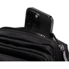 image:imageBaggallini Double Zip Convertible CrossbodyBlack Twill